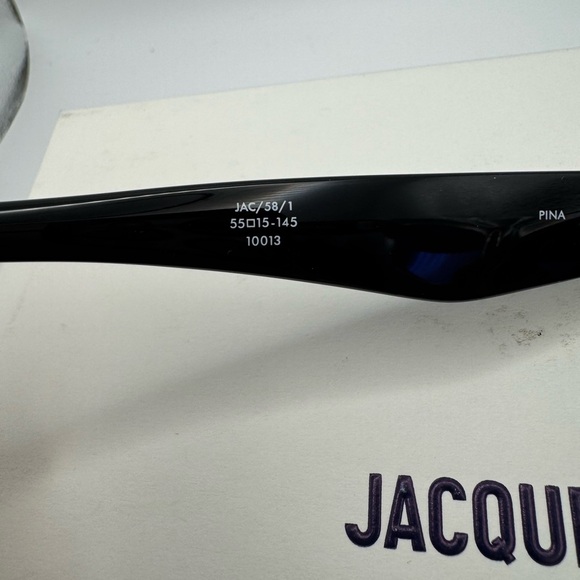 Jacquemus The Pasadena Black Sunglasses 58/1 - Picture 3 of 9